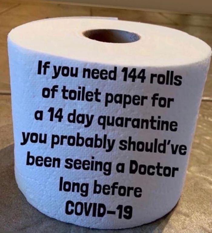 If you need 144 rolls of toilet paper...
